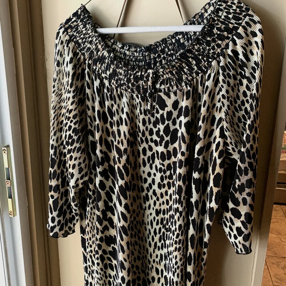Dress Barn Leopard Shirt 2x